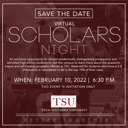 Virtual Scholar's Night 2022 