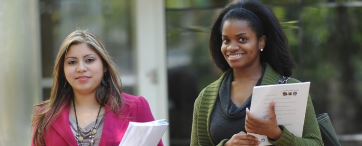female students outside