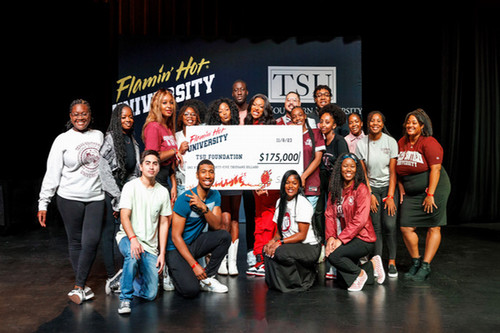 Megan Thee Stallion Returns to TSU to Recognize Recipients of the Flamin' Hot Scholarship Fund