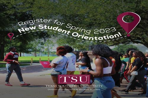 Register now for spring 2023 New Student Orientation.