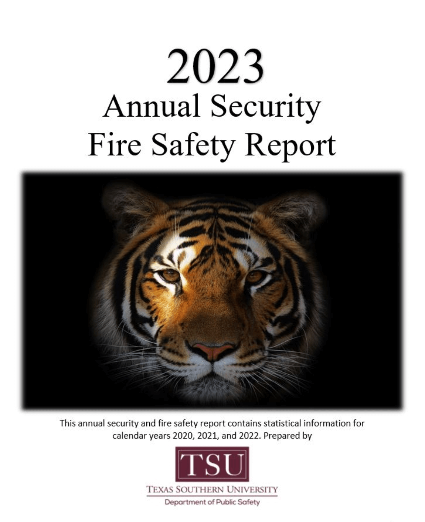 2023 Annual Security Fire Safety Report
